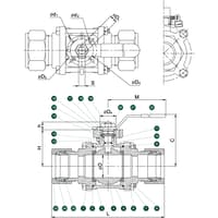 Inline Industries Instrumentation Ball Valve, 304C